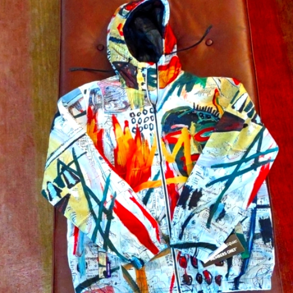 1 Members Only x BASQUIAT, Zip up, Windbreaker, NWT, Men's Size M